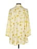 CAbi 100% Polyester Floral Yellow 3/4 Sleeve Blouse Size S - photo 2
