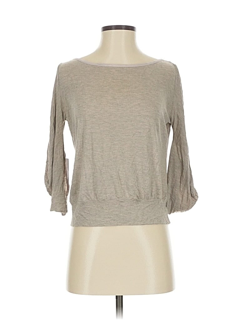 Pre-owned Carol Young Undesigned 3/4 Sleeve T-shirt In Gray