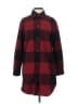 BB Dakota Plaid Burgundy Coat Size S - photo 1
