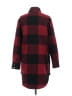 BB Dakota Plaid Burgundy Coat Size S - photo 2