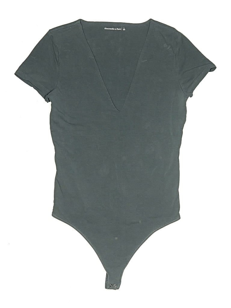 Pre-owned Abercrombie & Fitch Bodysuit In Gray