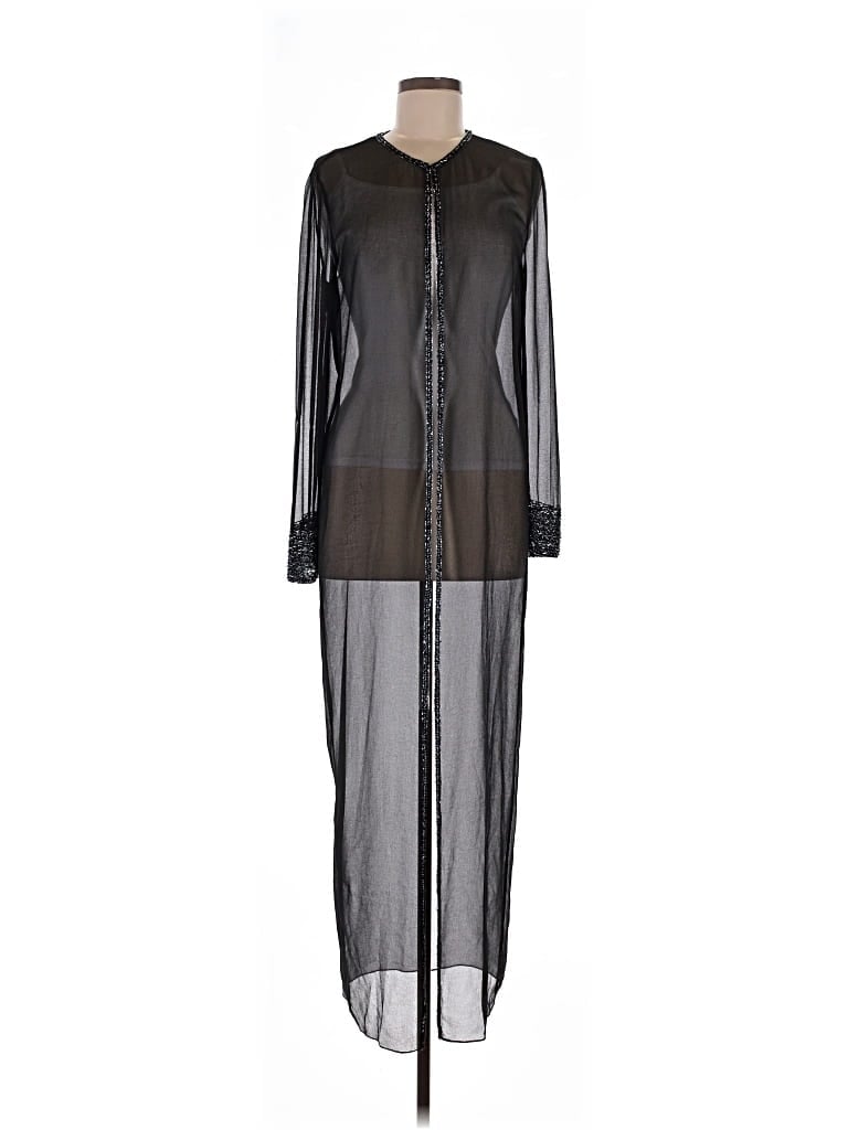 Pre-owned Jkara Kimono In Black