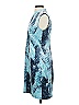 T Tahari Graphic Blue Cocktail Dress Size 4 - photo 5