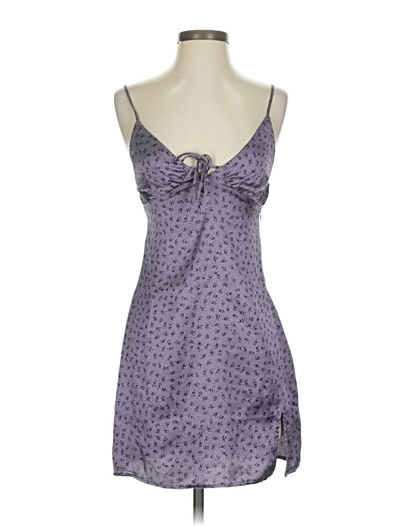 Pre-owned Garage Casual Dress In Purple
