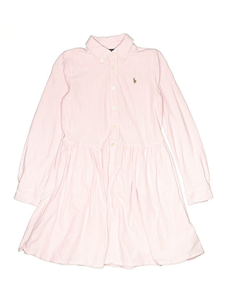 Pre-owned Polo By Ralph Lauren Kids' Dress In Pink