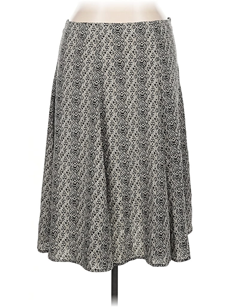 Pre-owned Christopher & Banks Casual Skirt In Gray