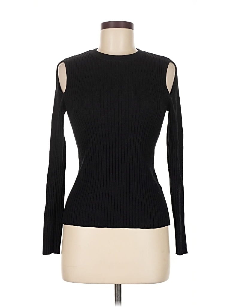 Pre-owned Inc International Concepts Turtleneck Sweater In Black