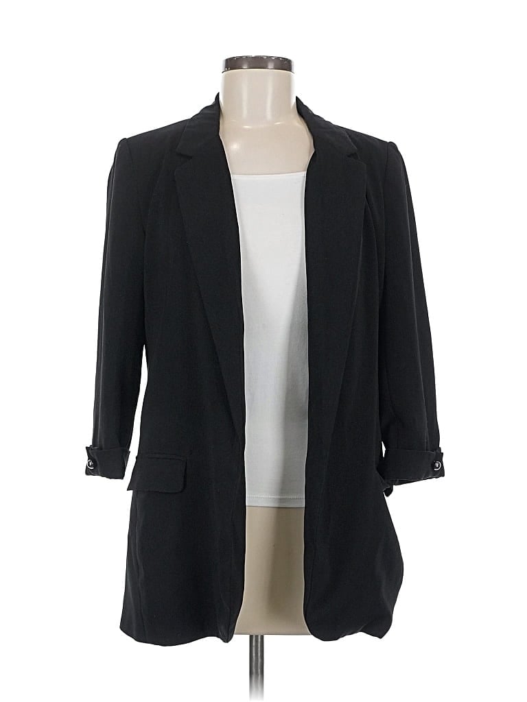 Pre-owned T Tahari Blazer Jacket In Black