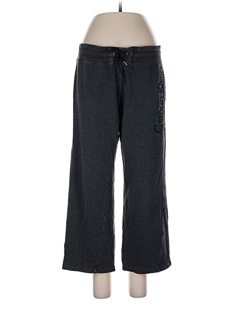 Pre-owned Calvin Klein Casual Pants In Gray