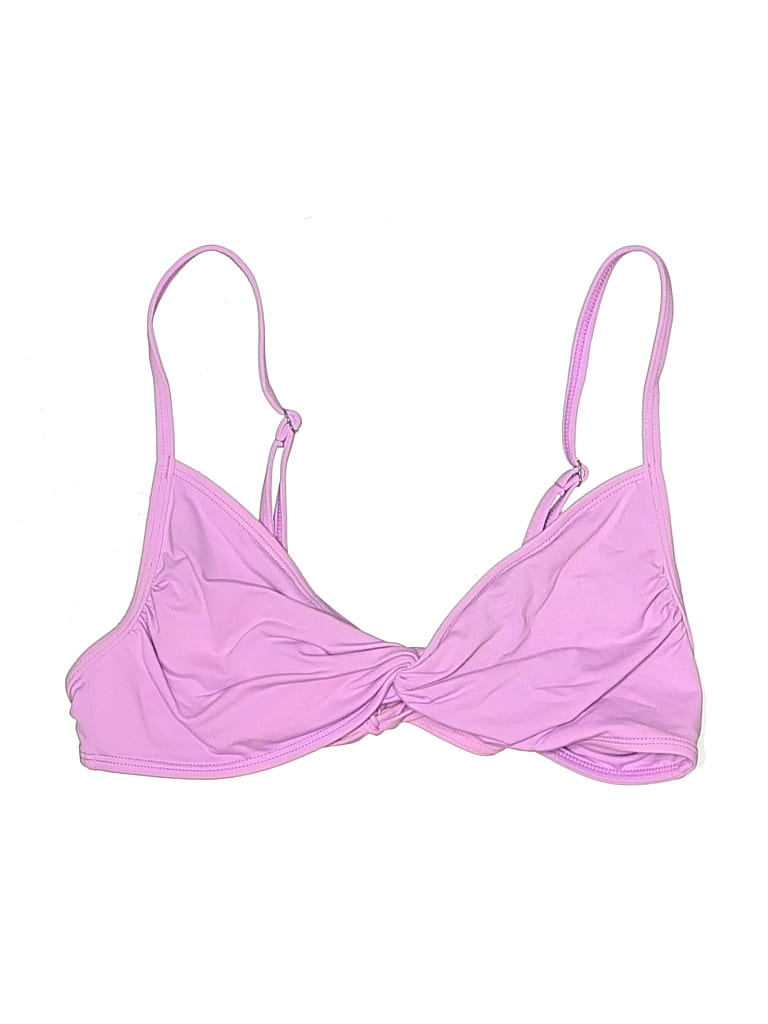 Pre-owned Athleta Swimsuit Top Purple Swimwear