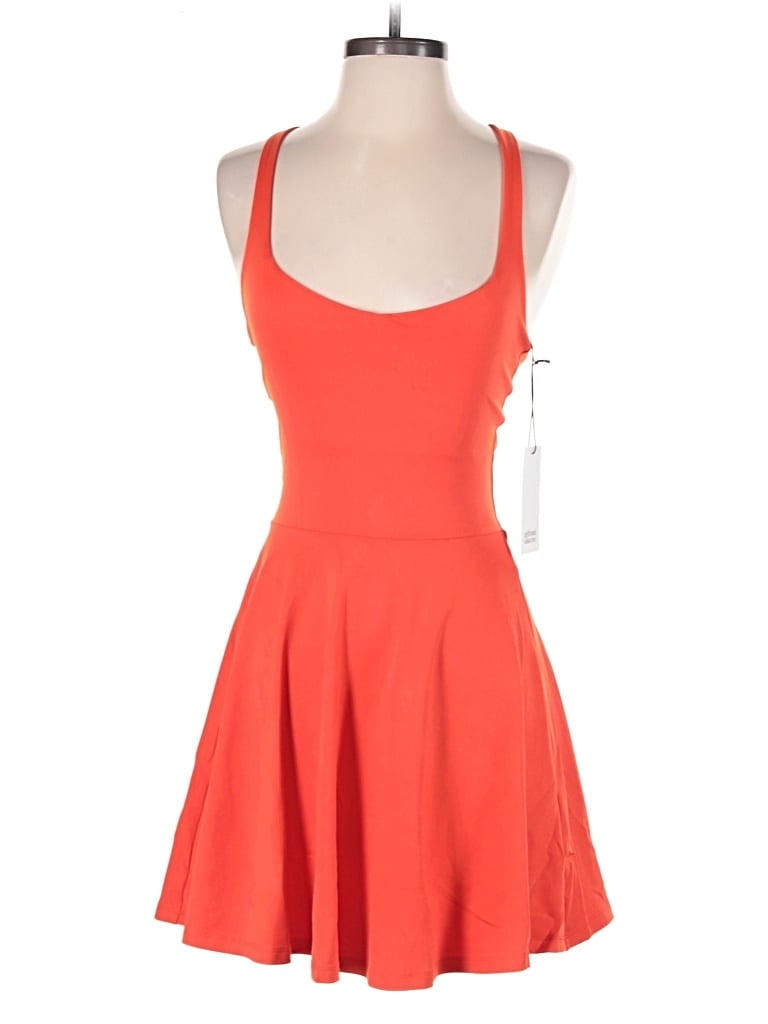 Girlfriend Collective Romper In Red