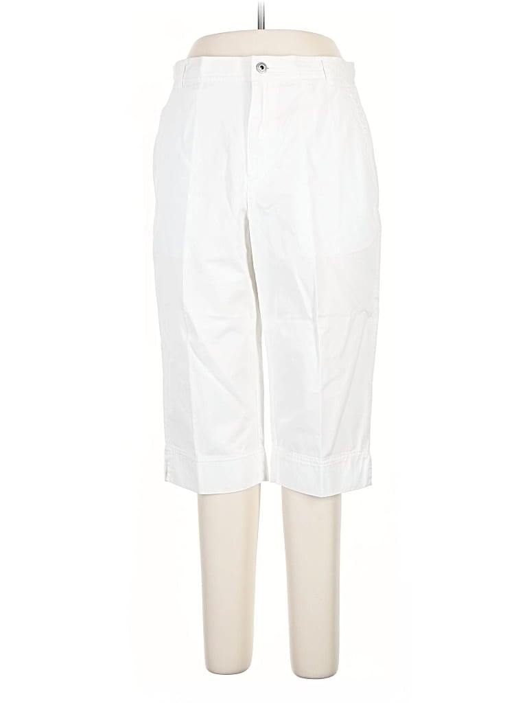 Pre-owned Liz Claiborne Casual Pants In White