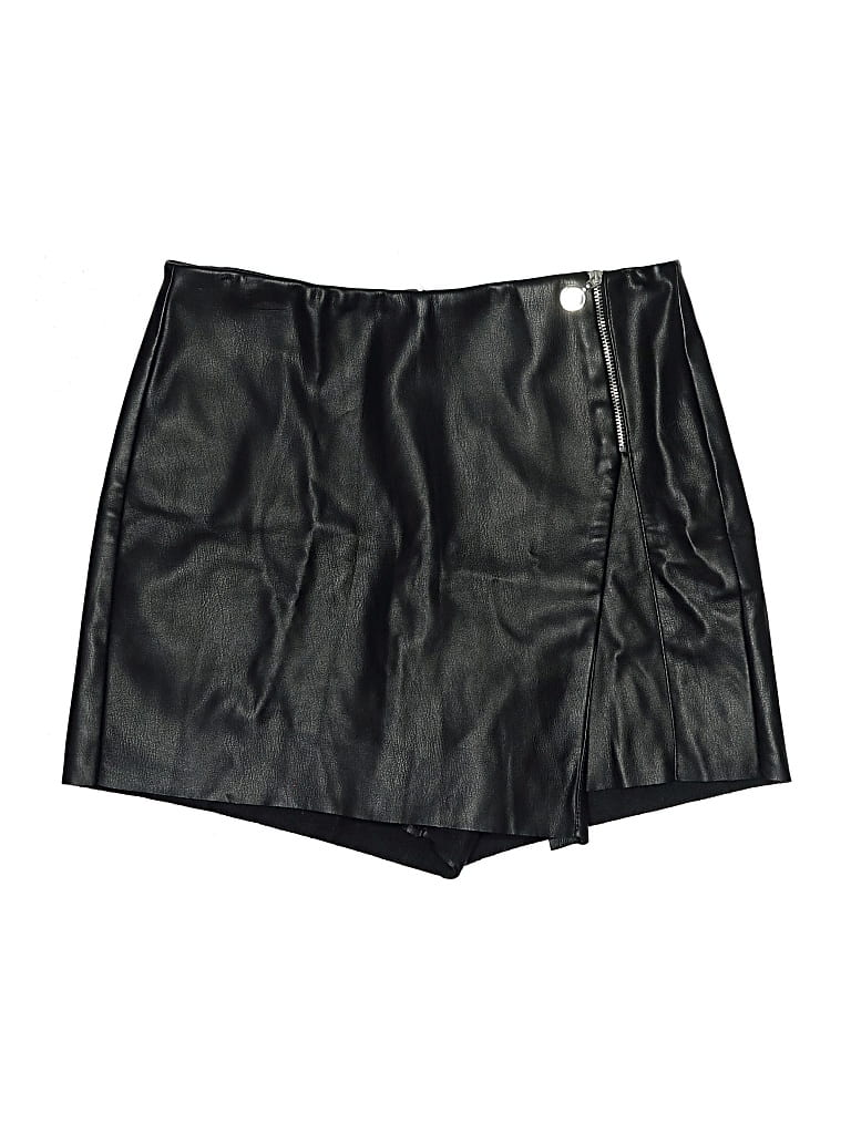 Pre-owned Zara Skort In Black