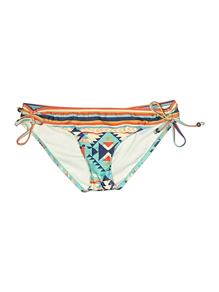 Pre-owned Gianni Bini Swimsuit Bottoms In White