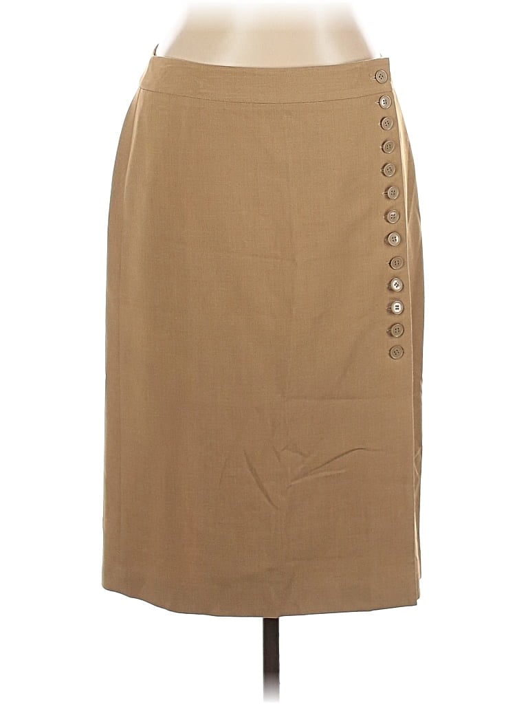 Pre-owned Ann Taylor Factory Casual Skirt In Brown