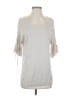 Roz & Ali Silver Pullover Sweater Size S - photo 1