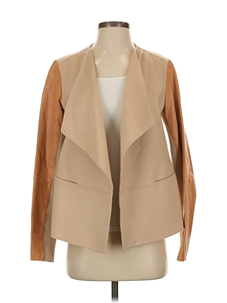 Pre-owned Vince Wool Blazer Jacket In Brown