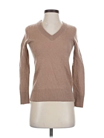 Aqua Cashmere Pullover Sweater (view 1)