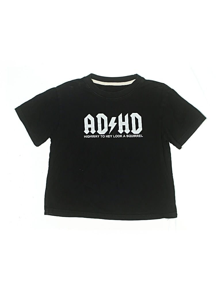 Pre-owned Unbranded Kids' Short Sleeve T-shirt In Black