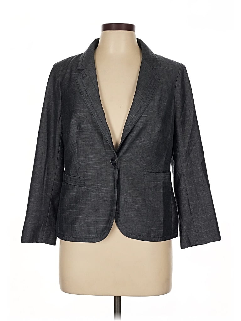 Pre-owned The Limited Blazer Jacket In Gray