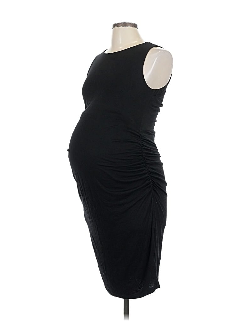 Pre-owned A Pea In The Pod Cocktail Dress In Black