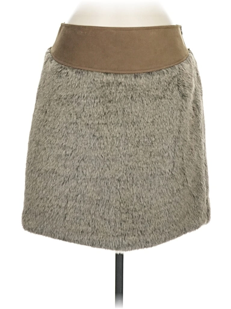 Pre-owned J. Mclaughlin Casual Skirt In Gray