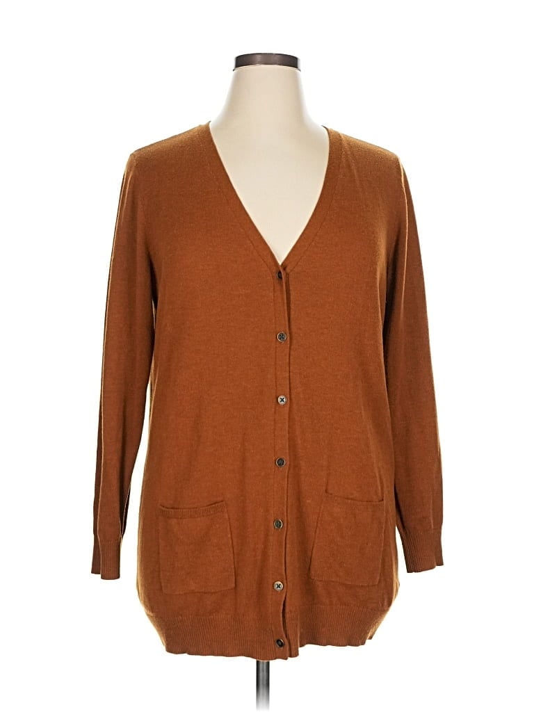 Pre-owned Maurices Cardigan Sweater In Brown