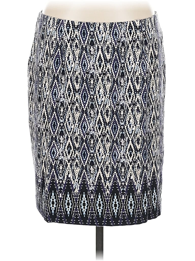 Pre-owned Jjill Formal Skirt In Blue