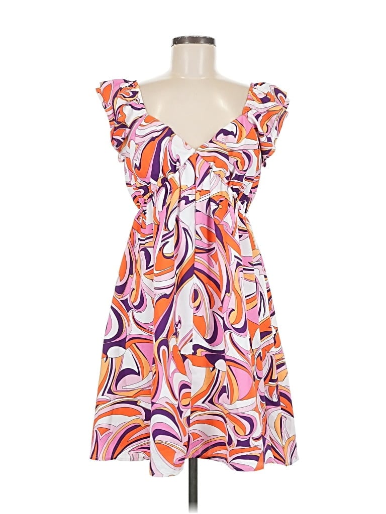 Pre-owned Express Cocktail Dress In Orange