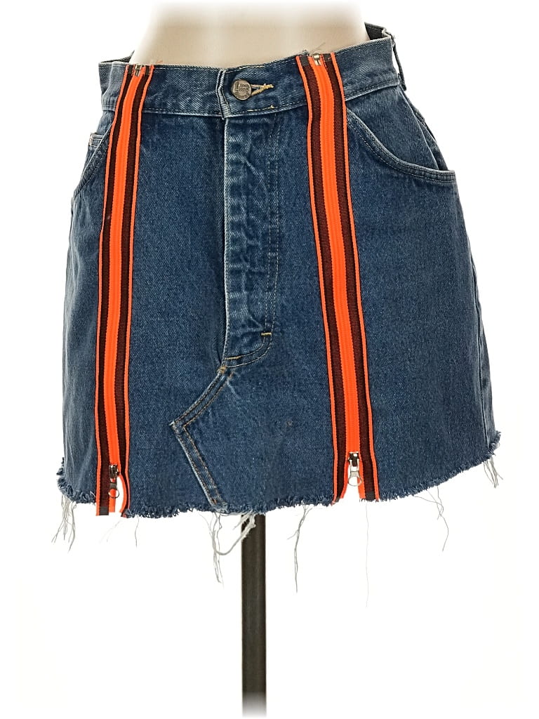 Pre-owned Furst Of A Kind Denim Skirt In Blue