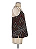 Cooper & Ella 100% Polyester Brown Sleeveless Top Size XS - photo 4