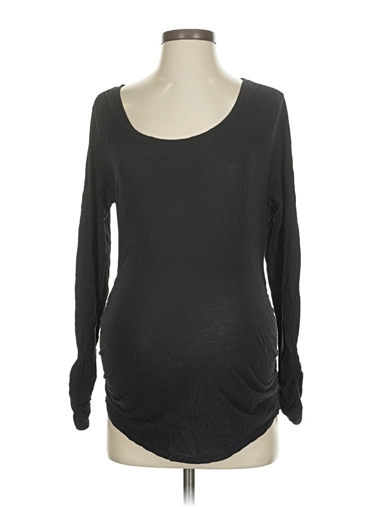 Pre-owned Motherhood Long Sleeve T-shirt In Black