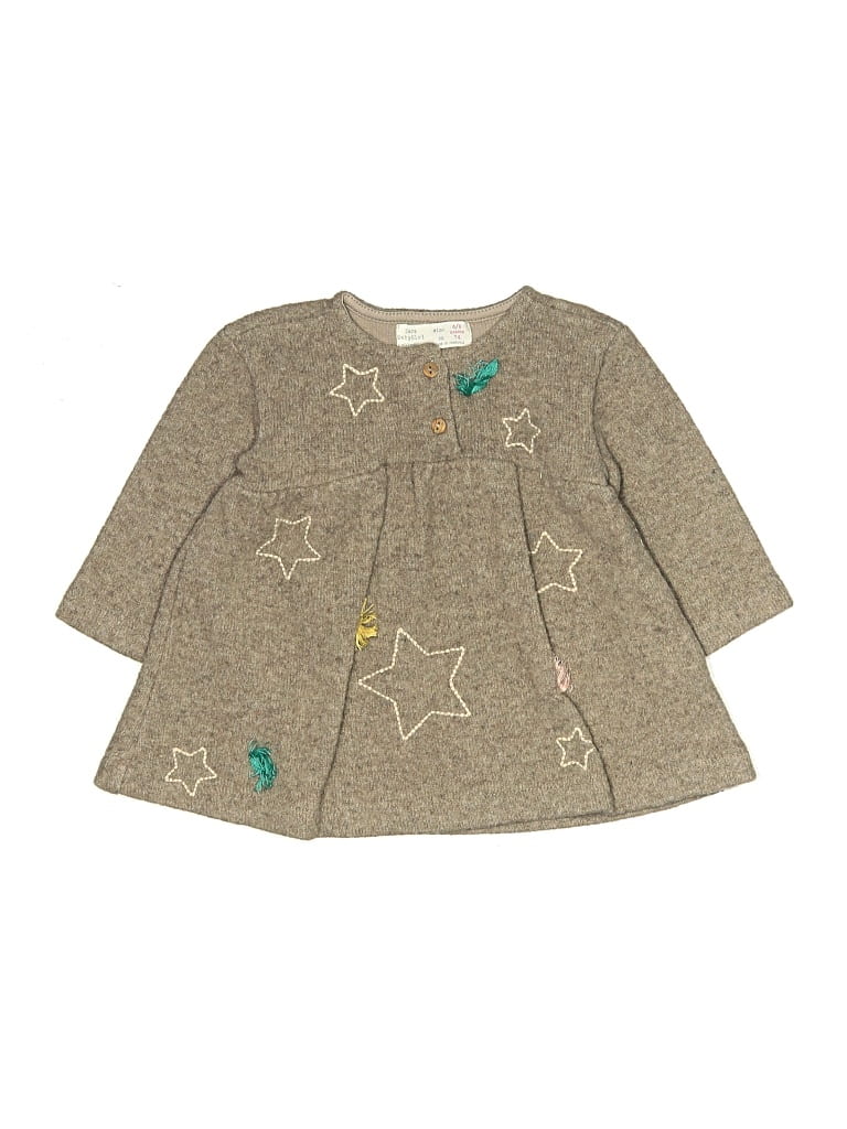 Pre-owned Zara Baby Babies' Dress In Brown