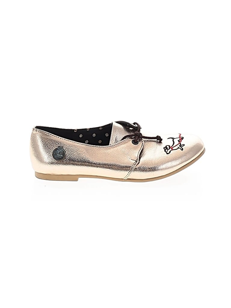 Pre-owned Loly In The Sky Flats In Gold