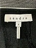 Sandro Solid Black Formal Skirt Size Lg (3) - photo 3