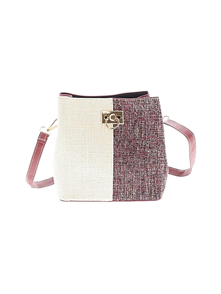 Pre-owned Unbranded Crossbody Bag In Burgundy