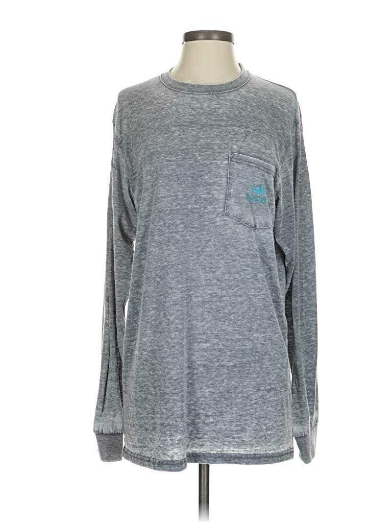 Pre-owned Southern Marsh Long Sleeve T-shirt In Gray