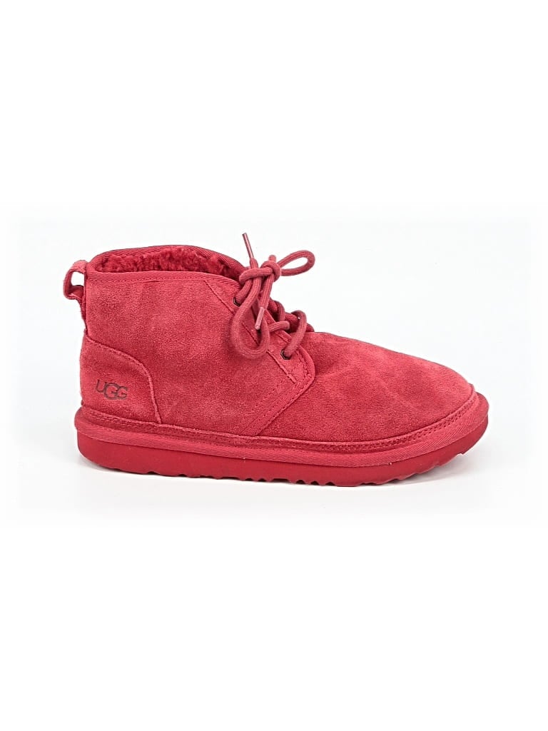 Pre-owned Ugg Ankle Boots In Red