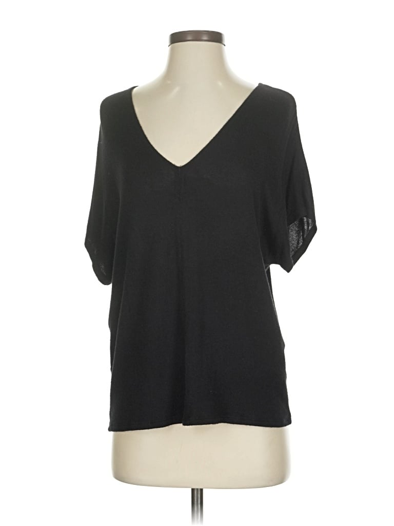 Pre-owned Elie Tahari Short Sleeve T-shirt In Black