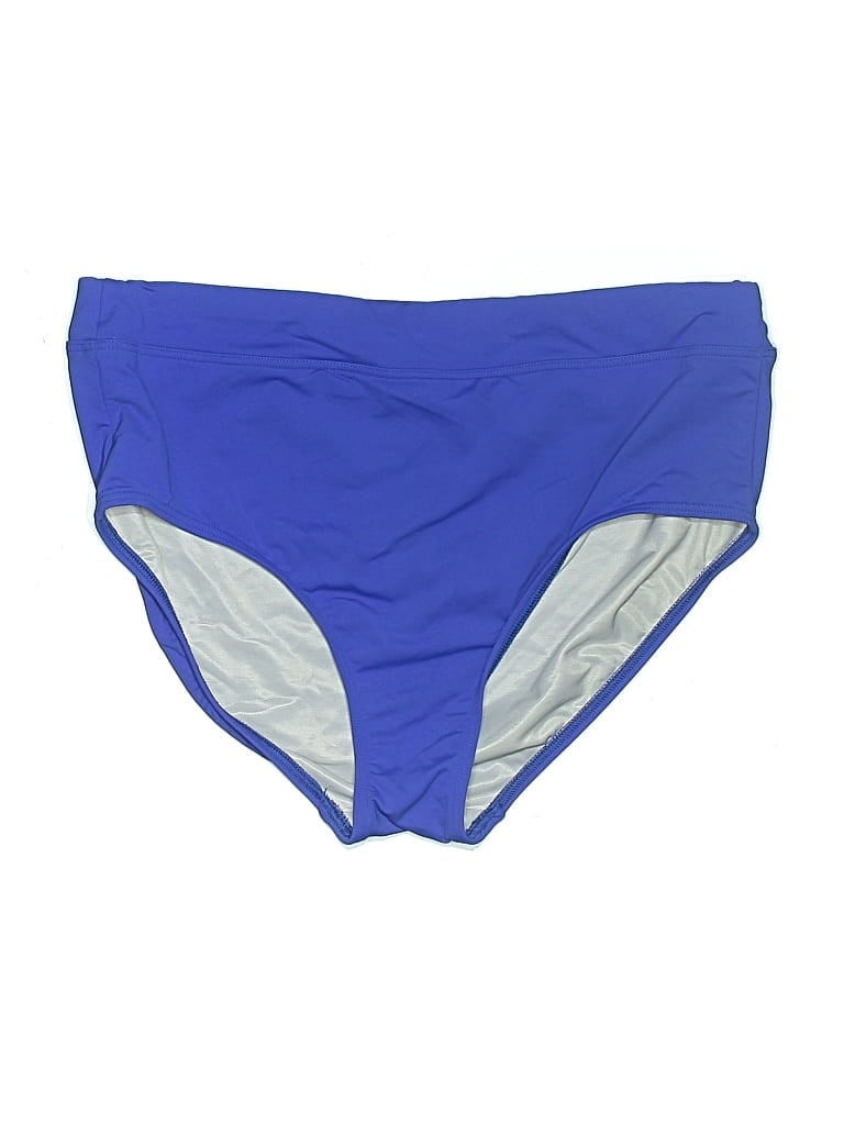 Pre-owned Lands' End Swimsuit Bottoms In Blue