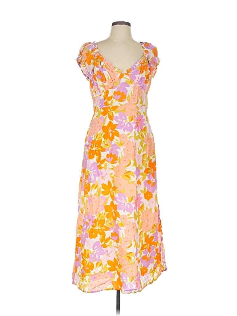 Pre-owned Lush Cocktail Dress In Orange