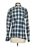 J.Crew 100% Cotton Plaid Blue Long Sleeve Button-Down Shirt Size S - photo 1