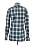 J.Crew 100% Cotton Plaid Blue Long Sleeve Button-Down Shirt Size S - photo 2