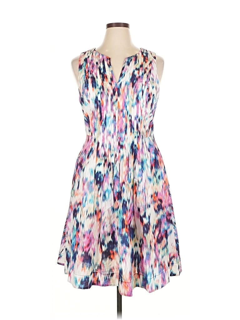 Pre-owned Nydj Cocktail Dress In White