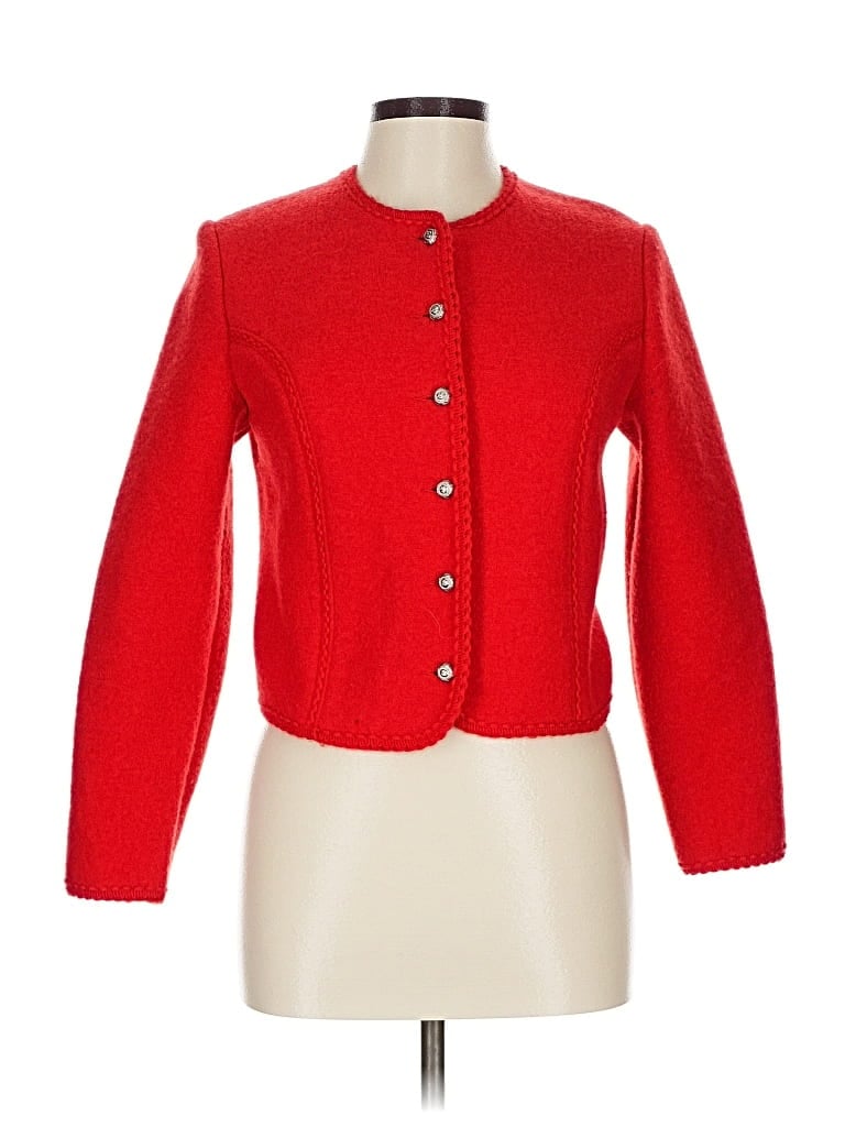 Pre-owned Lands' End Jacket In Red