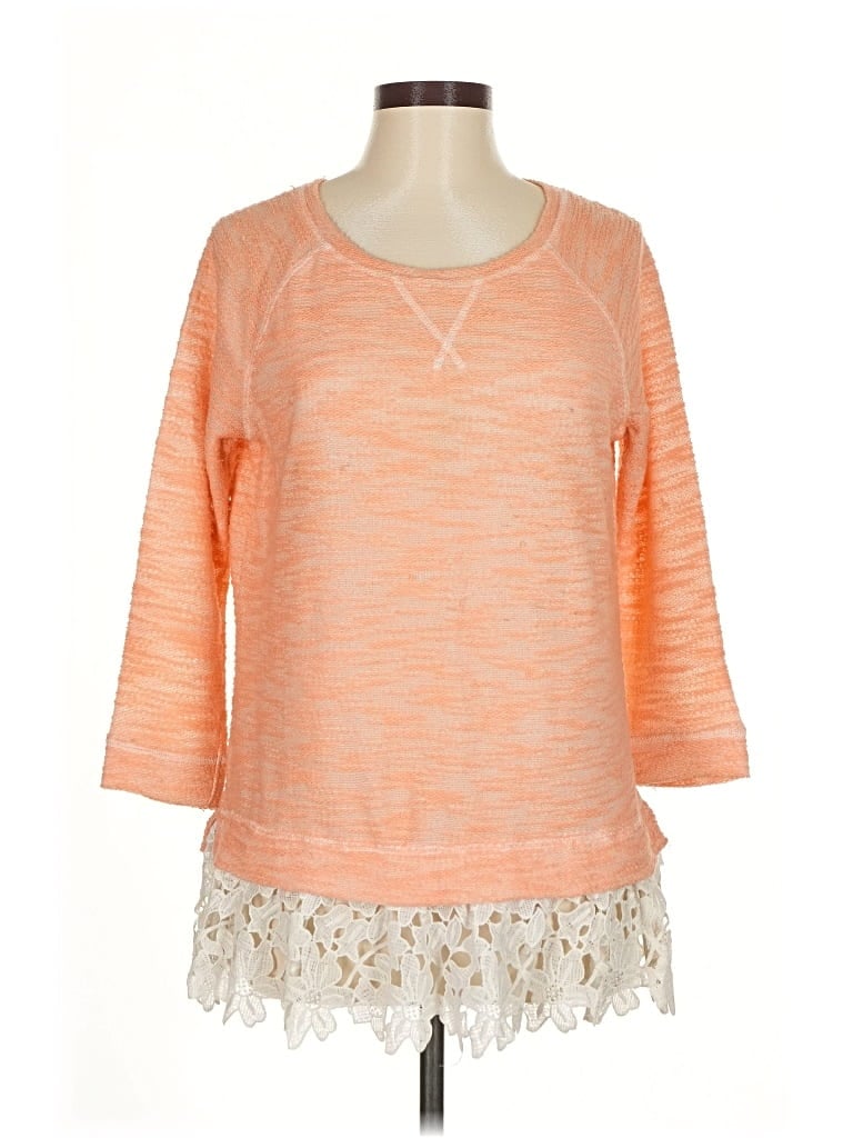 Pre-owned Sunday In Brooklyn Pullover Sweater In Orange