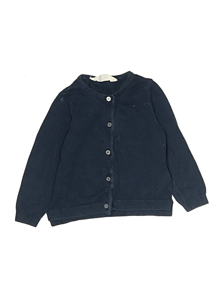 Pre-owned H&m Kids' Cardigan Sweater In Blue