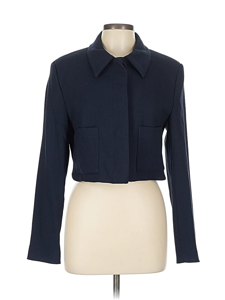 Pre-owned Zara Jacket In Blue