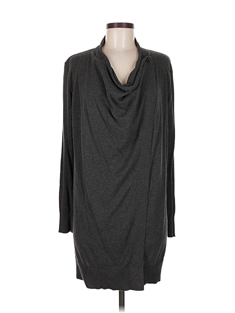 Pre-owned Allsaints Cardigan Sweater In Gray