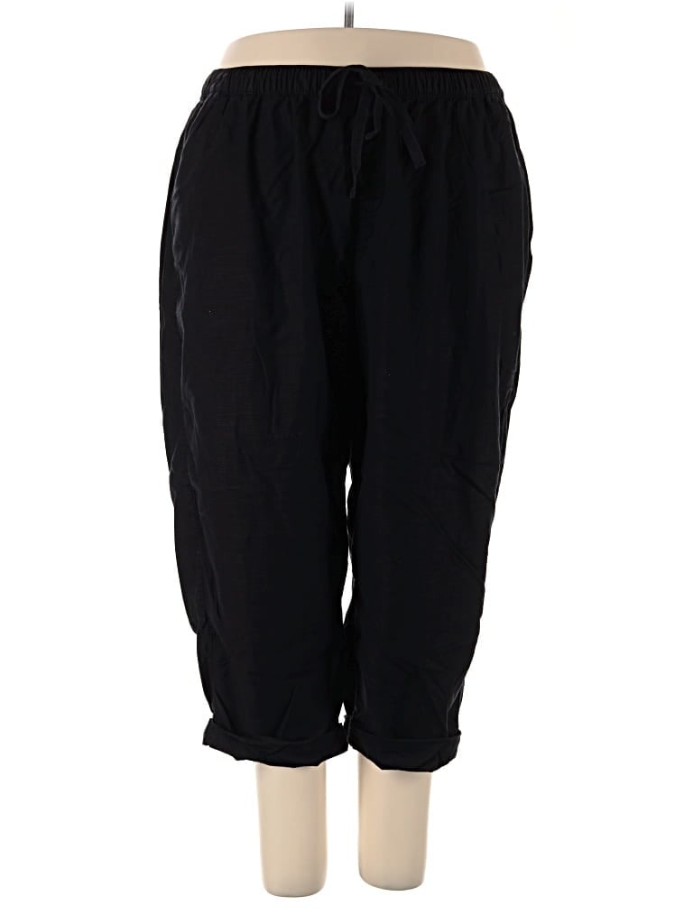 Pre-owned Lane Bryant Casual Pants In Black